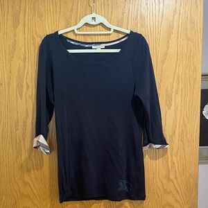 Burberry Brit Black Fitted Blouse